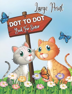 Front cover_Large Print Dot To Dot Book For Senior