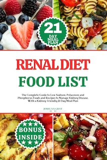 Couverture_Renal Diet Food List