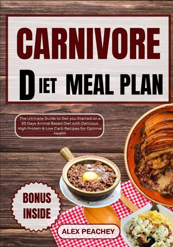 Front cover_Carnivore Diet Meal Plan