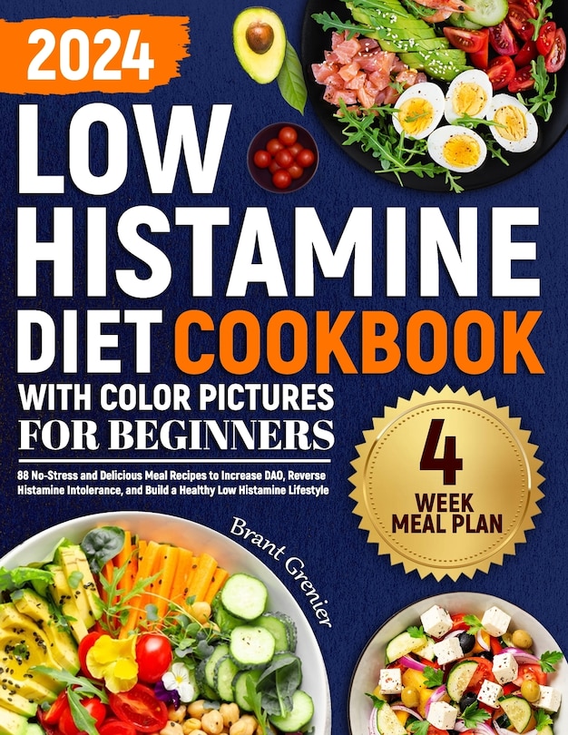 Front cover_Low Histamine Diet Cookbook with Color Pictures for Beginners