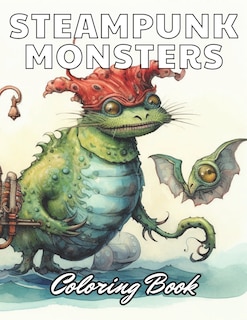 Couverture_Steampunk Monsters Coloring Book