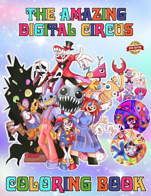 Front cover_Amazing Pomni Digital's Circus Coloring Book