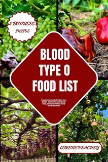Front cover_Blood Type O Food List