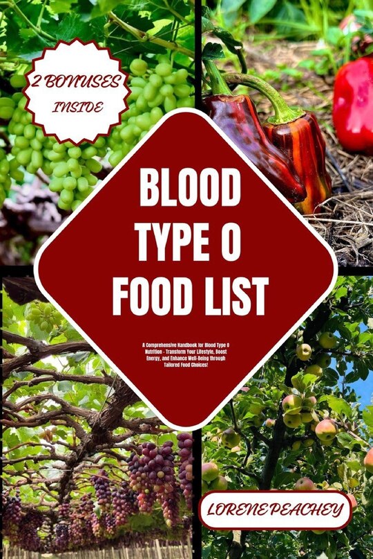 Front cover_Blood Type O Food List