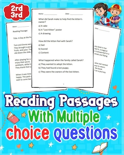 Front cover_Reading Passages choice questions Grade 2rd 3rd