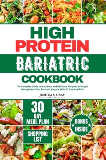 Front cover_High Protein Bariatric Cookbook