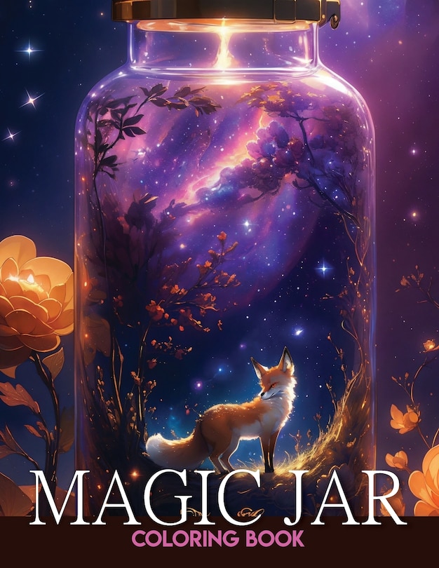 Magic Jar Adults Coloring Book: Explore an enchanted world of color and creativity, with relaxing fantasy scenes.