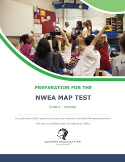 Front cover_NWEA Map Test Preparation - Grade 1 Reading