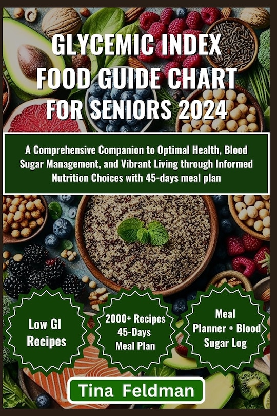 Couverture_Glycemic Index Food Guide Chart for Seniors 2024