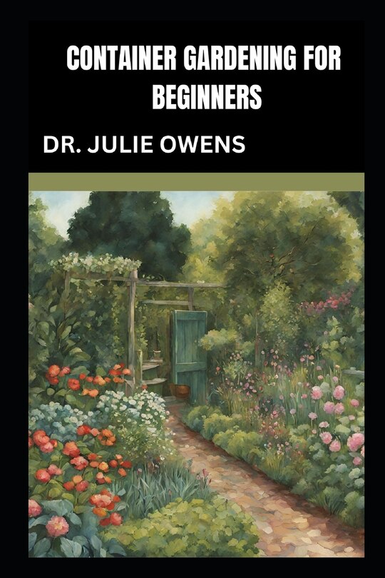 Front cover_Container gardening for beginners