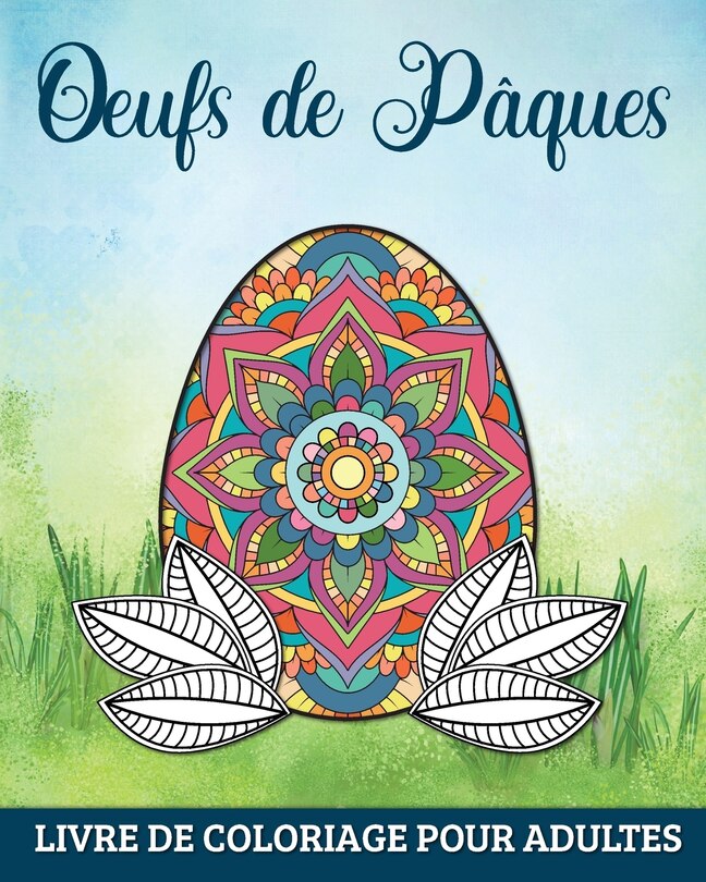 Front cover_Oeufs de Pâques Livre de Coloriage pour Adultes