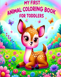 Front cover_My First Animal Coloring Book for Toddlers