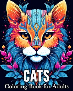 Front cover_Cats Coloring Book for Adults