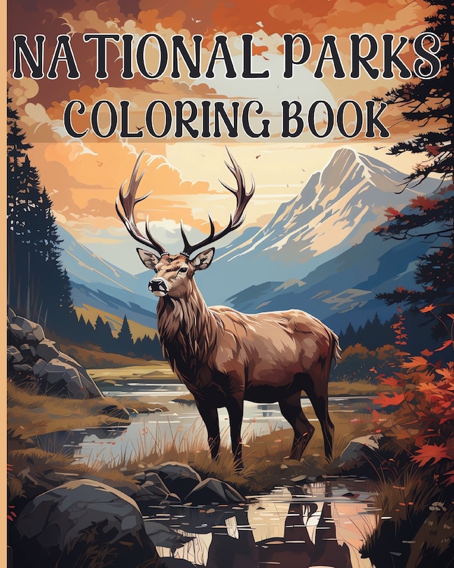 Front cover_National Park Coloring Book