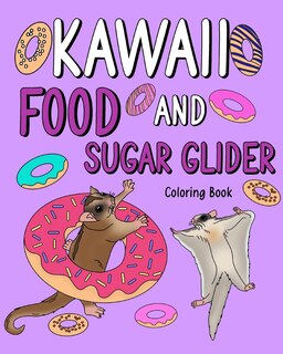 Front cover_Kawaii Food and Sugar Glider Coloring Book