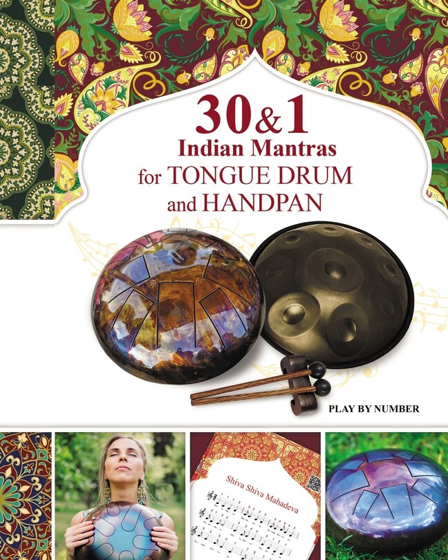 Front cover_30 and 1 Indian Mantras for Tongue Drum and Handpan