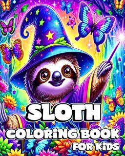 Couverture_Sloth Coloring Book for Kids