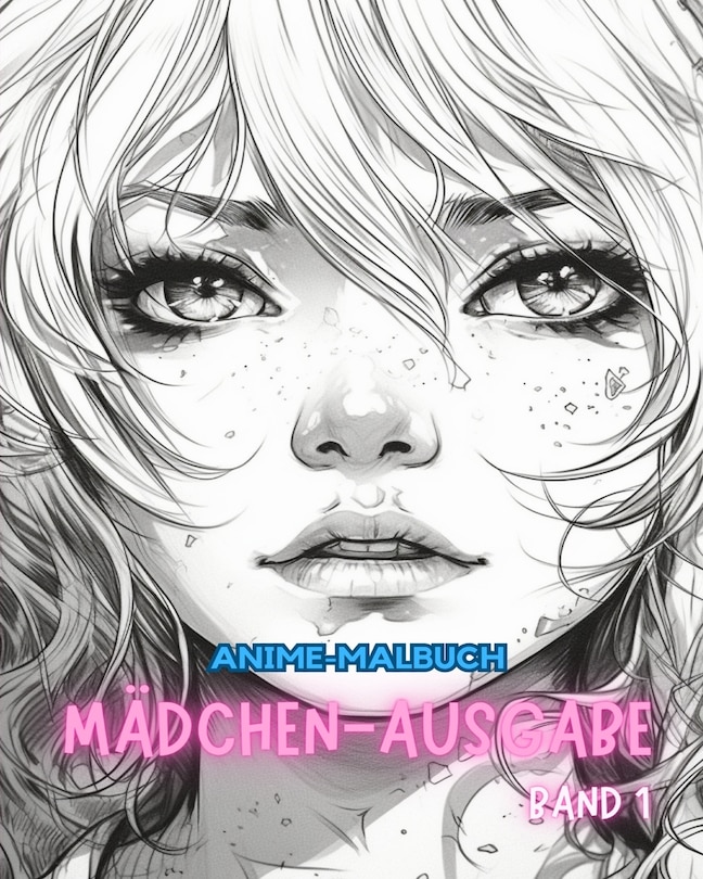 Couverture_Anime-Malbuch MÄDCHEN-AUSGABE Band 1