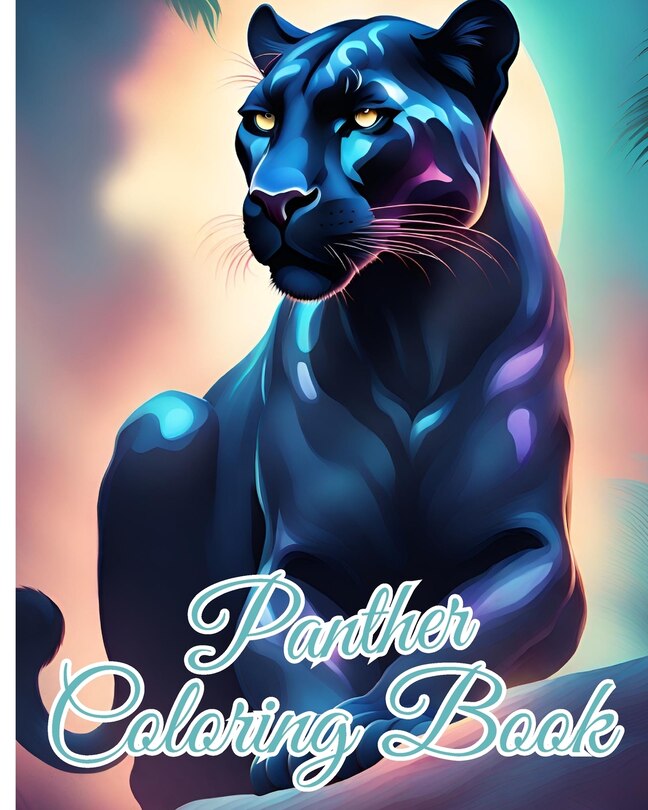 Front cover_Panther Coloring Book For Children
