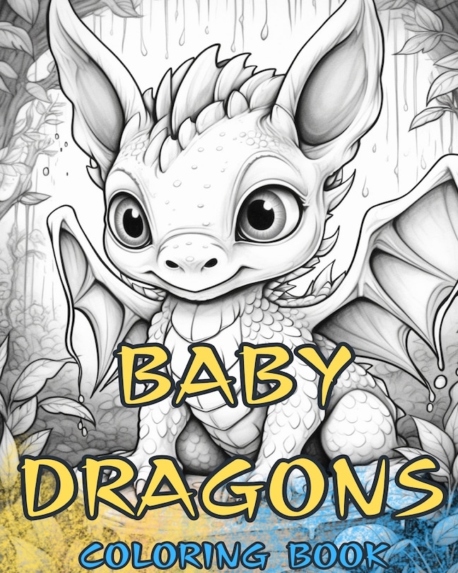 Front cover_BABY DRAGONS Coloring Book
