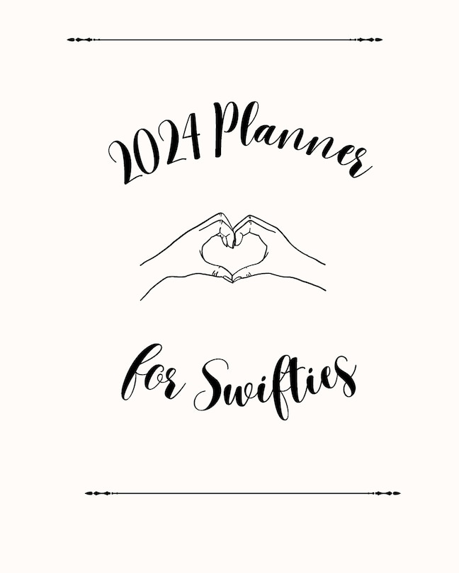 Front cover_2024 Planner for Swifties