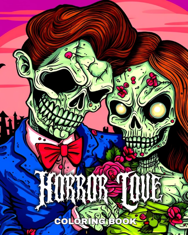 Front cover_Horror Love Coloring Book