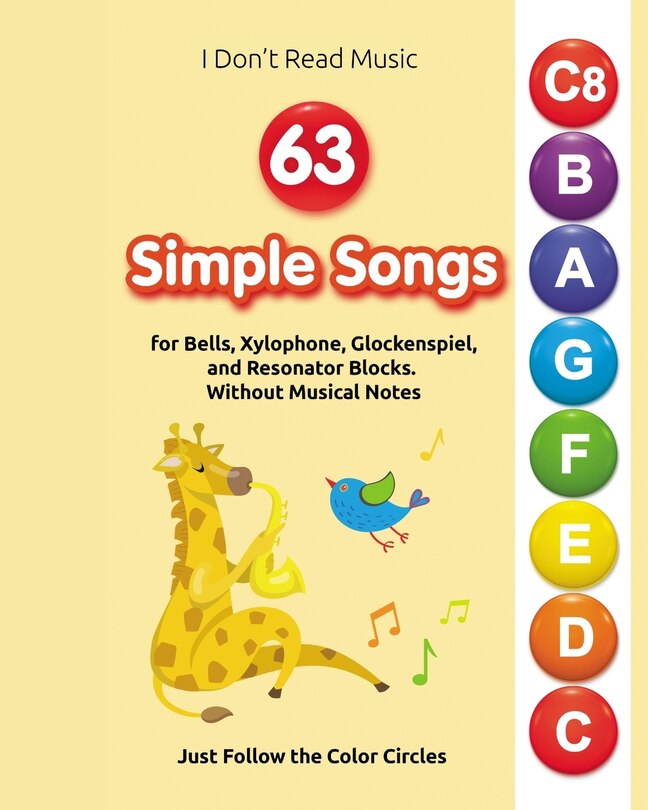 Couverture_63 Simple Songs for Bells, Xylophone, Glockenspiel, and Resonator Blocks