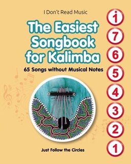 Front cover_The Easiest Songbook for Kalimba. 65 Songs without Musical Notes