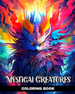 Front cover_Mystical Creatures Coloring Book