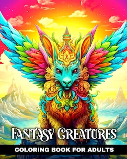 Couverture_Fantasy Creatures Coloring Book for Adults