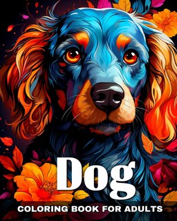 Front cover_Dog Coloring Book for Adults