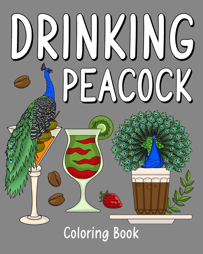Couverture_Drinking Peacock Coloring Book