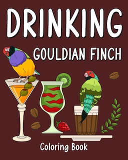 Couverture_Drinking Gouldian Finch Coloring Book