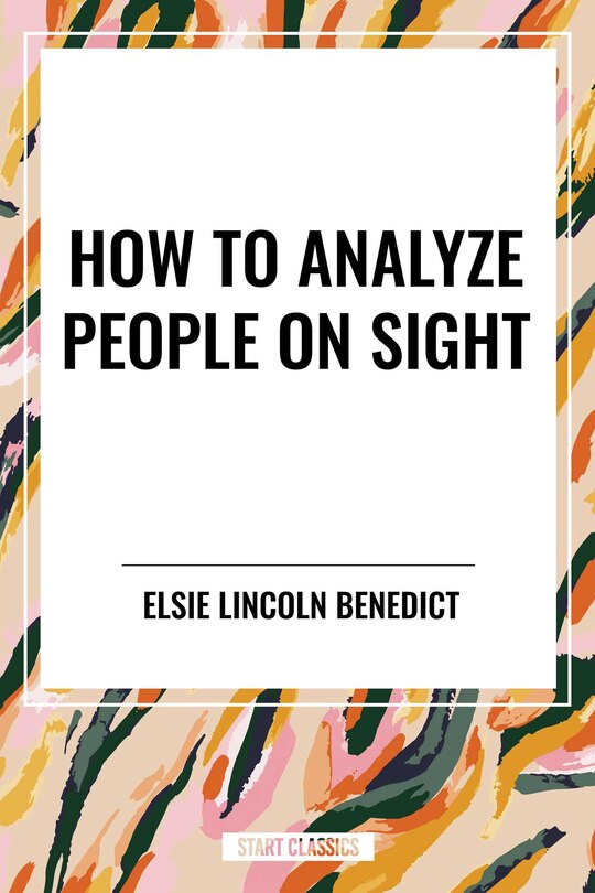 Front cover_How to Analyze People on Sight