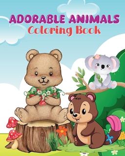 Couverture_Adorable Animals Coloring Book