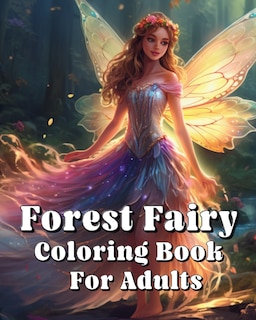 Front cover_Forest Fairy Coloring Book For Adults