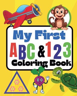Front cover_My first ABC and 123 Coloring Book