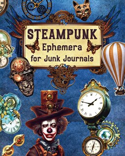 Front cover_Steampunk Ephemera For Junk Journals