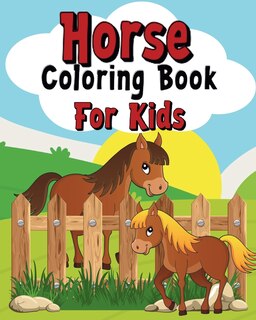 Front cover_Horse Coloring Book For Kids