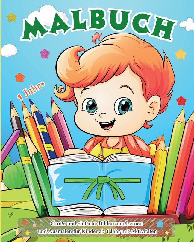 Mein Erstes Malbuch: Große, Einfache Bilder Zum Lernen Und Ausmalen Illustration 