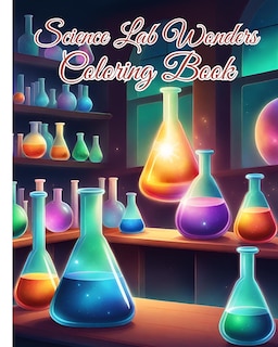 Science Lab Wonders Coloring Book For Kids: Lab technician gifts, Chemistry biology lab, lab equipment medical labs