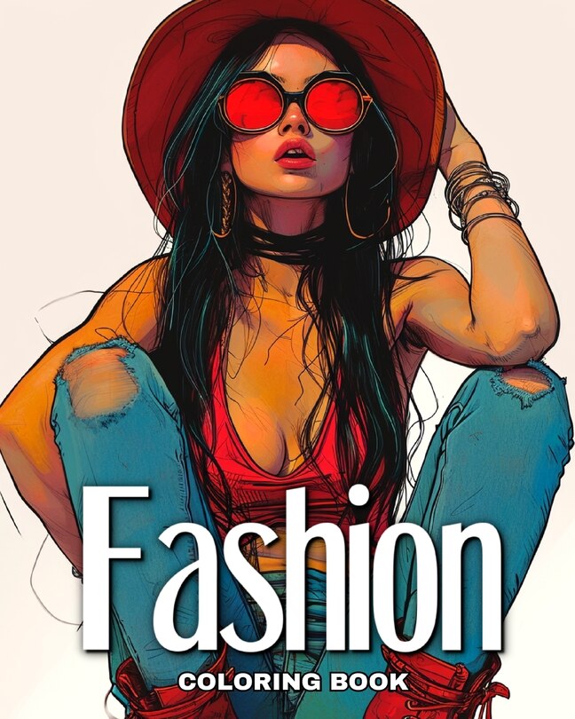 Front cover_Fashion Coloring Book