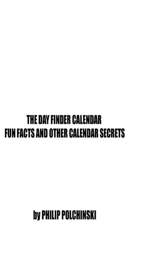 The Day Finder Calendar