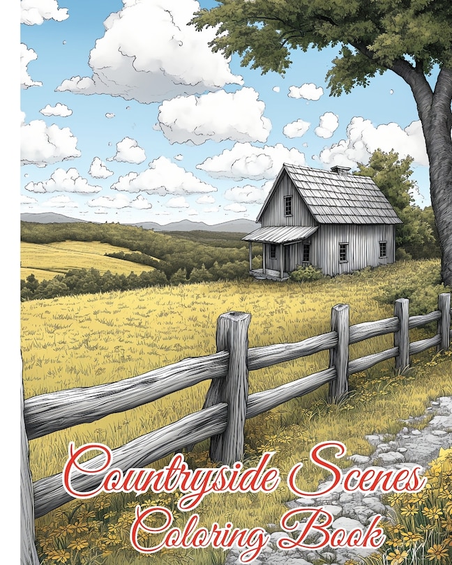 Couverture_Countryside Scenes Coloring Book