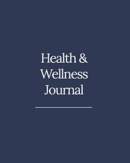 Couverture_Health and Wellness Journal
