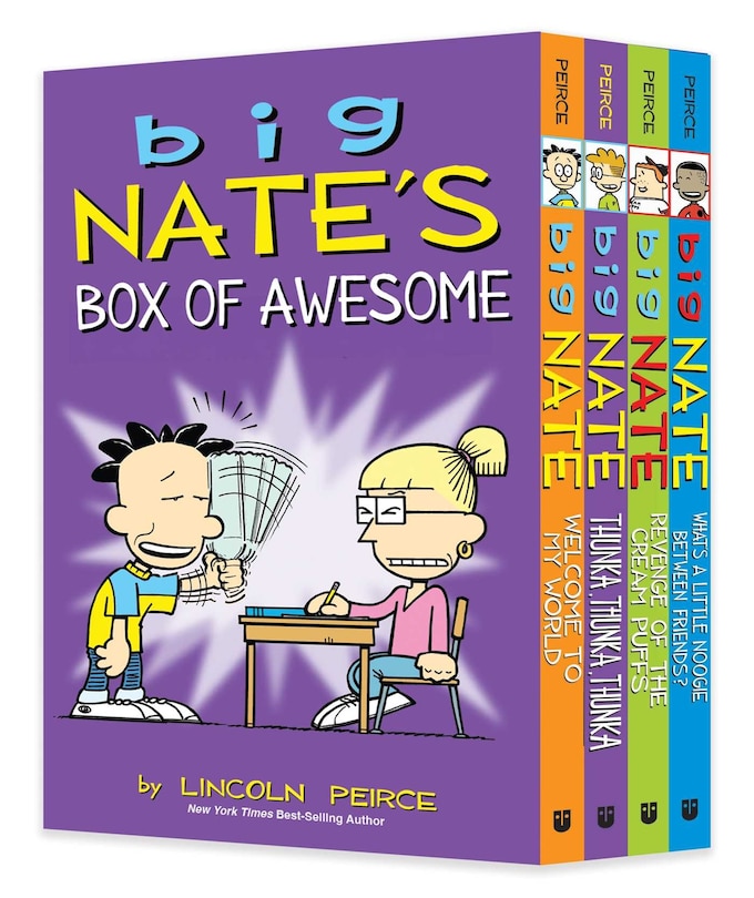 Front cover_Big Nate's Box of Awesome