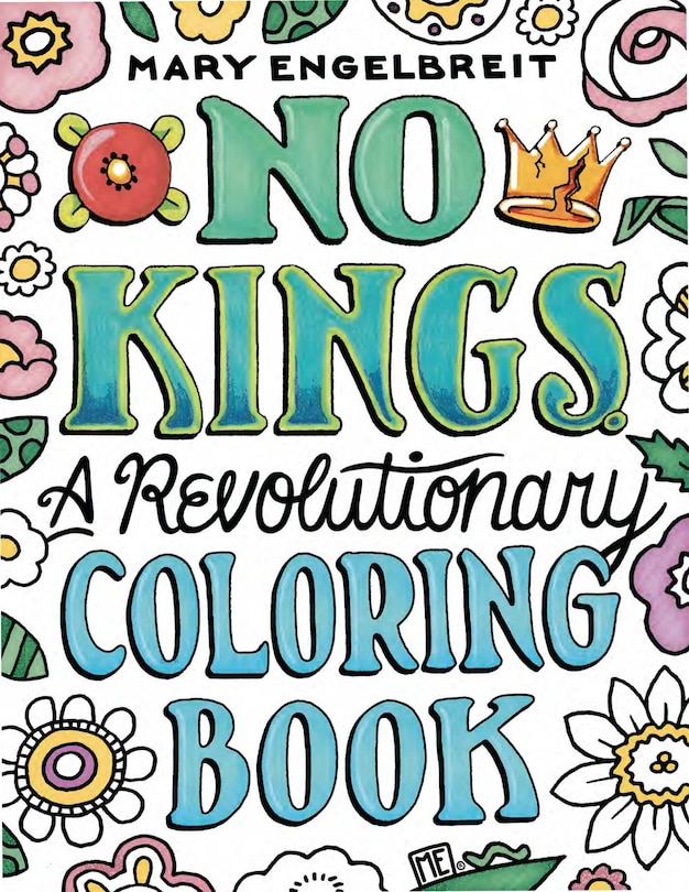 Front cover_No Kings: A Revolutionary Coloring Book