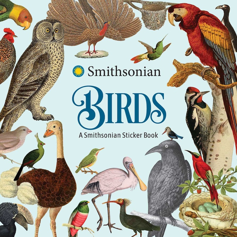 Front cover_Birds: A Smithsonian Sticker Book