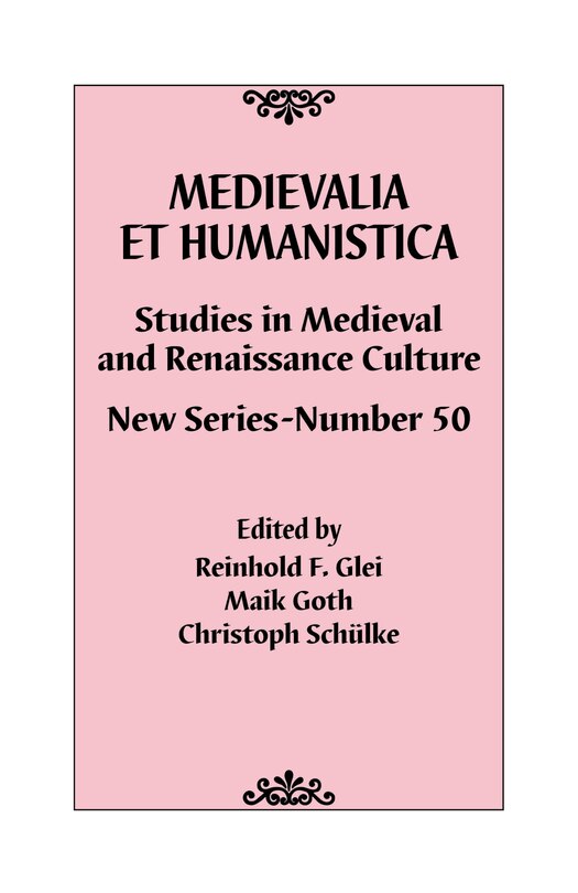 Couverture_Medievalia et Humanistica, No. 50
