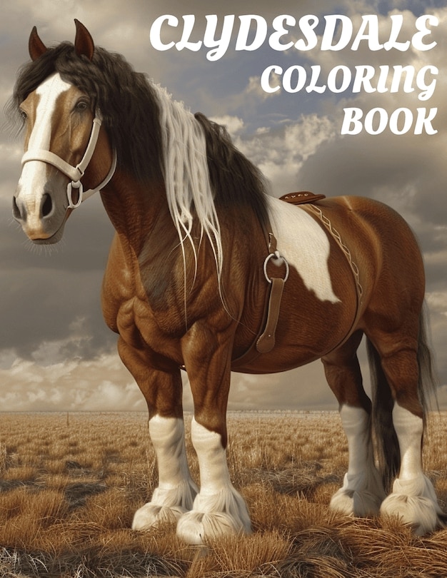 Couverture_Clydesdale Coloring Book